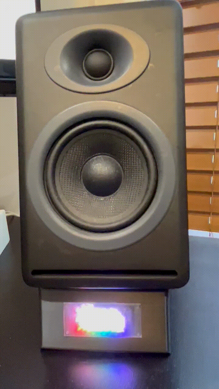 Sound Reactive NeoPixels Speaker Stand