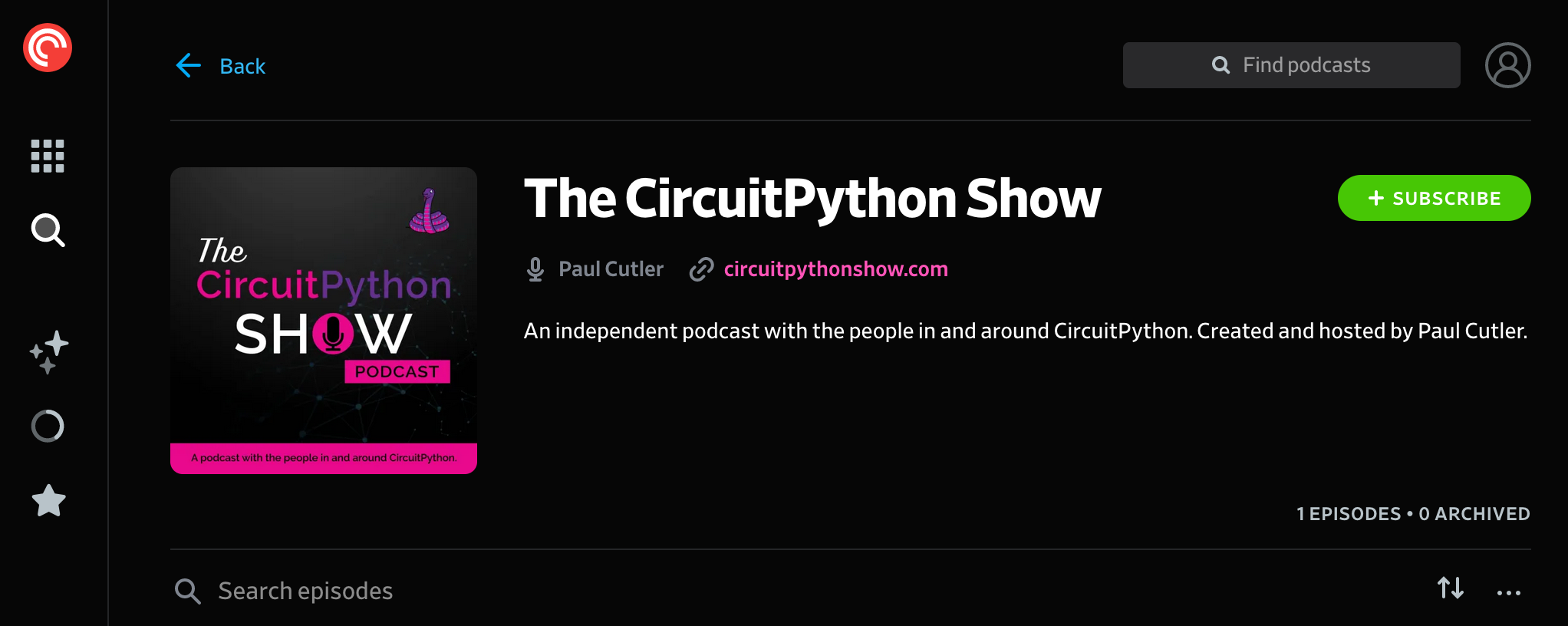 CircuitPython Show on PocketCasts
